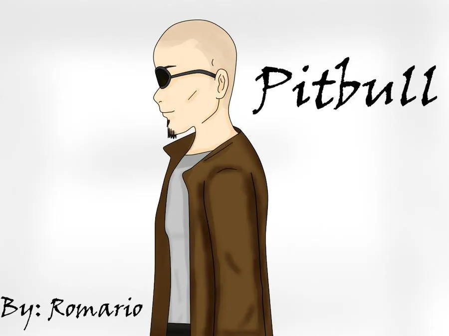 Pitbull in anime... by aziib on deviantART