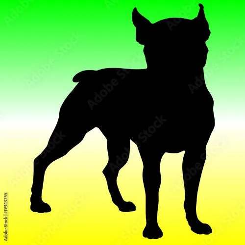 pitbull silhouettes" Stock image and royalty-free vector files on ...