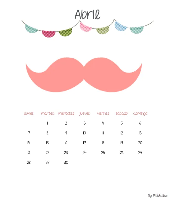 Pitis and Lilus: IMPRIMIBLES... CALENDARIO 2014 BY PITIS&LILUS