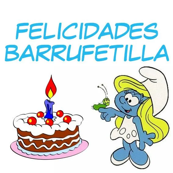 Los pitufos cumpleaños feliz - Imagui