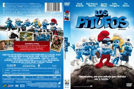 Los pitufos caratulas dvd - Imagui