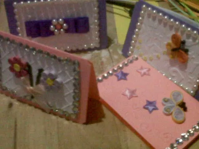 Piwi´sCreAciones: Tarjetas de Filigrana