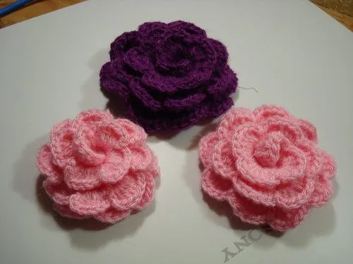 flor de croche(fácil) | Flickr - Photo Sharing!