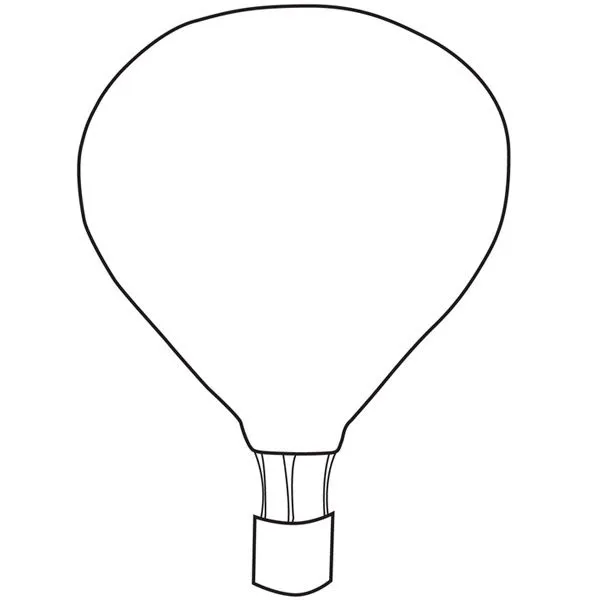 Pix For > 3d Paper Hot Air Balloon Template