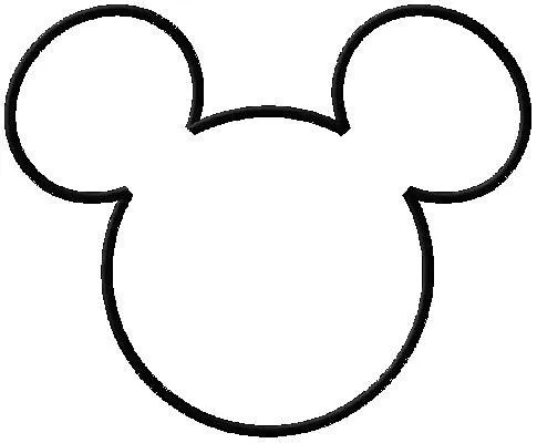 Pix For > Black And White Mickey Mouse Face