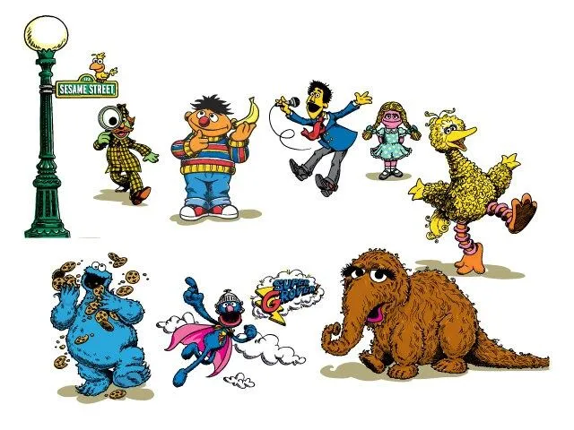 Pix For > Sesame Street Clipart