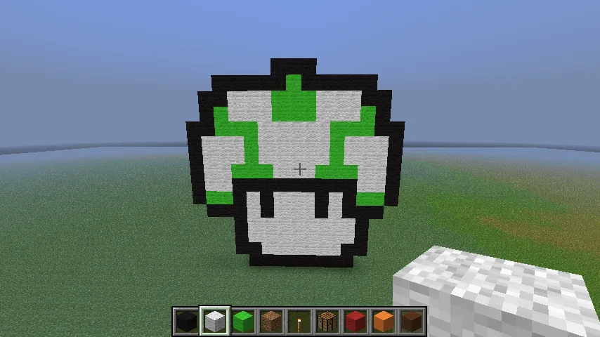 Pixelart Minecraft green mushroom from Mario Bros. by krzyro7 on ...