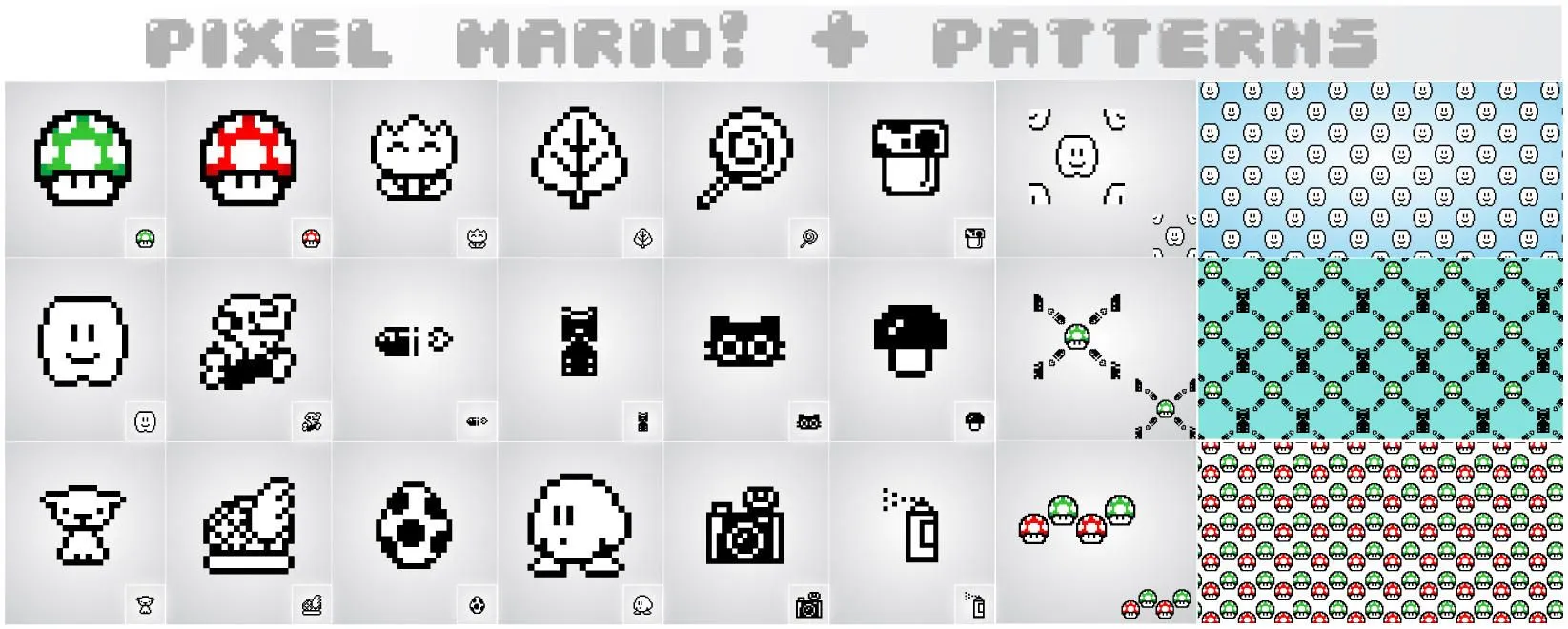 pixel_mario___patterns_by_ ...