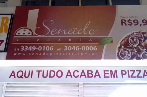 Pizzaria Senado, onde tudo acaba em pizza | Congresso em Foco