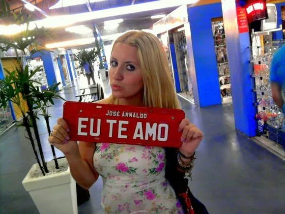 PLACA EU TE AMO | Emplacando suas idéias | Elo7