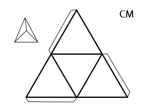 el placer por las manualidadew: Cuerpos geométricos para armar