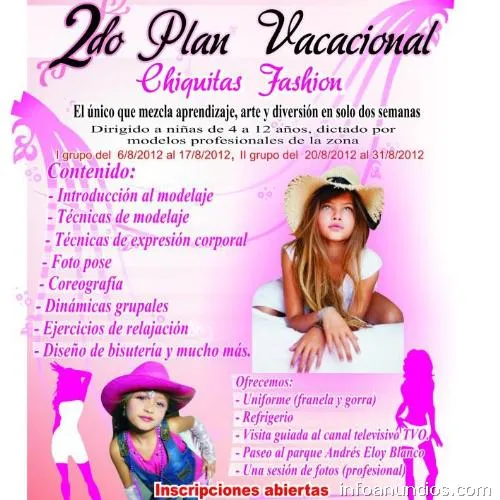 Plan vacacional para niñas Chiquitas Fashion 2013 en Puerto la ...