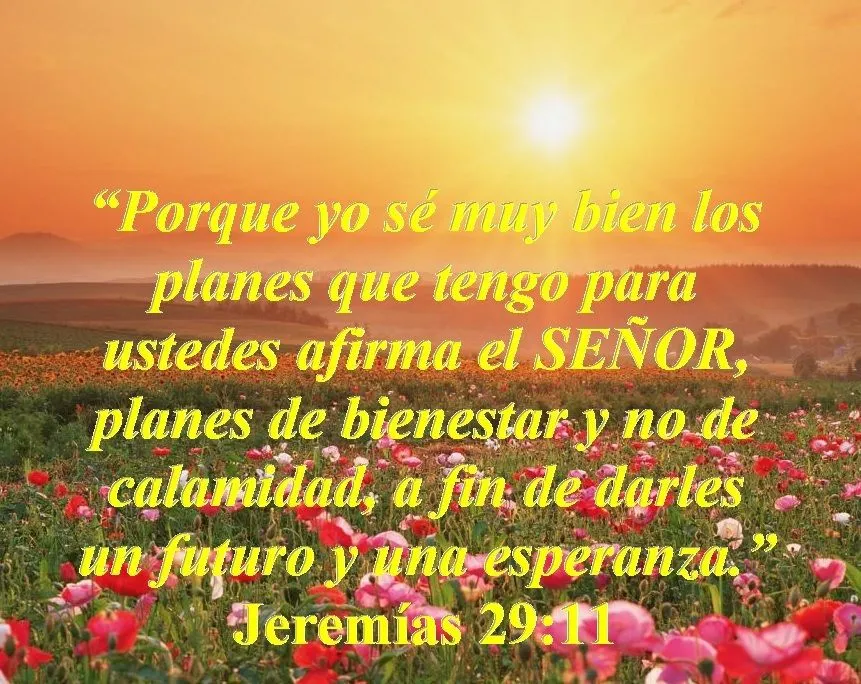 LOS PLANES QUE DIOS TIENE PARA NOSOTROS – Jeremías 29:11 | Mission ...