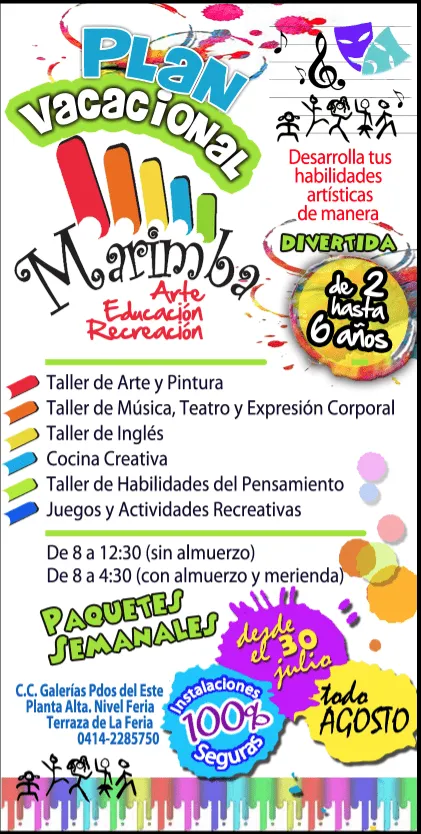 Plan vacacional Marimba 2012 | marimbavenezuela