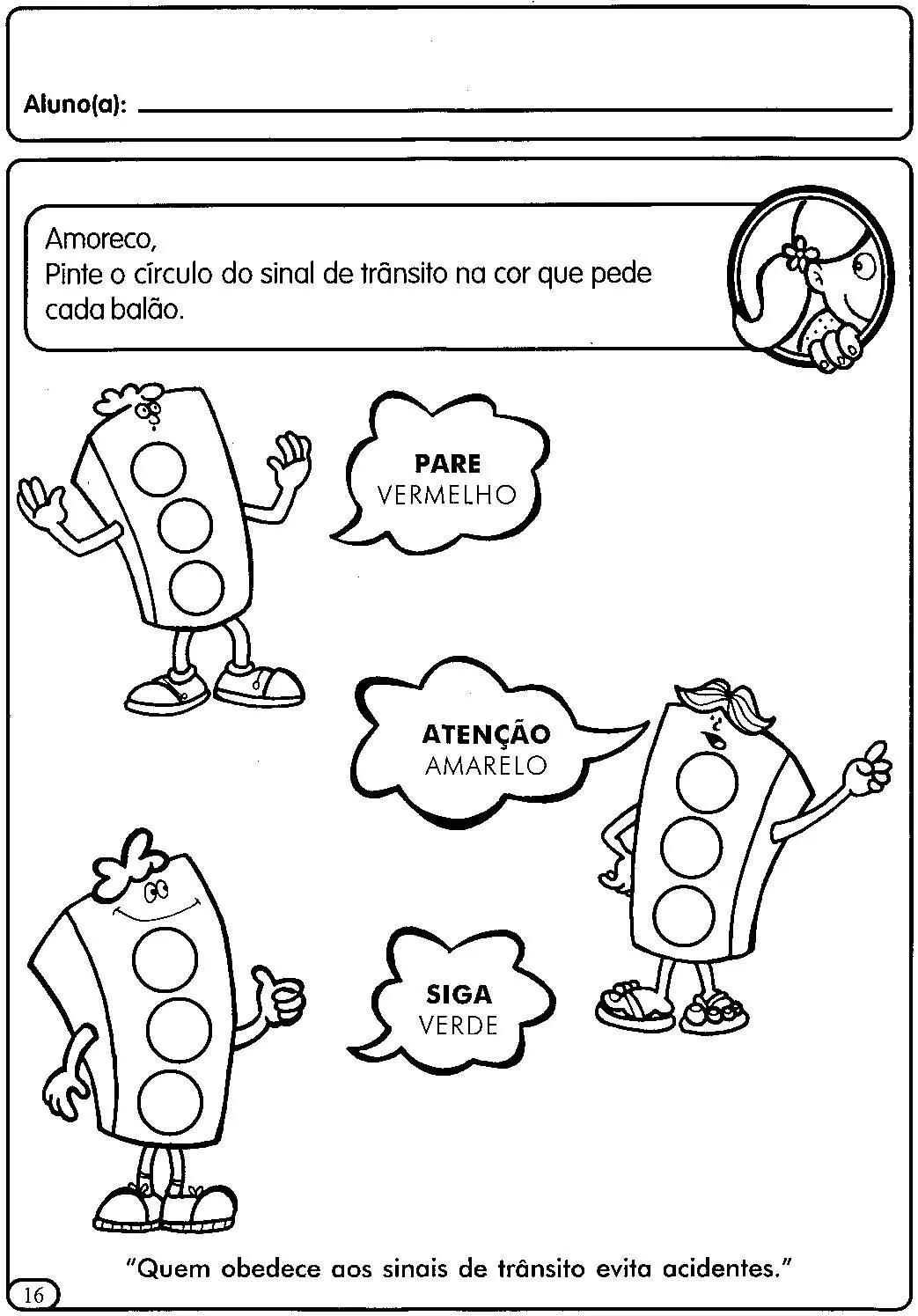 PLANETA ATIVIDADES: Atividades sobre trânsito, faixa de segurança ...