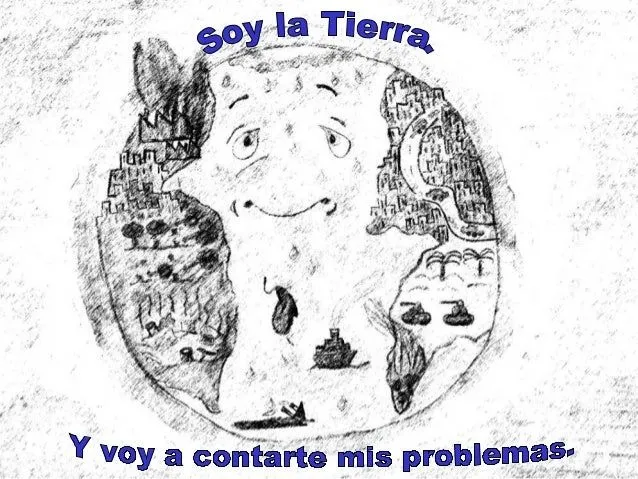 Planeta tierra contaminado