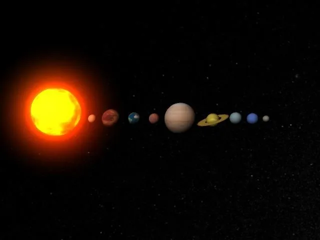 Planetas del sistema solar en 3D - Imagui