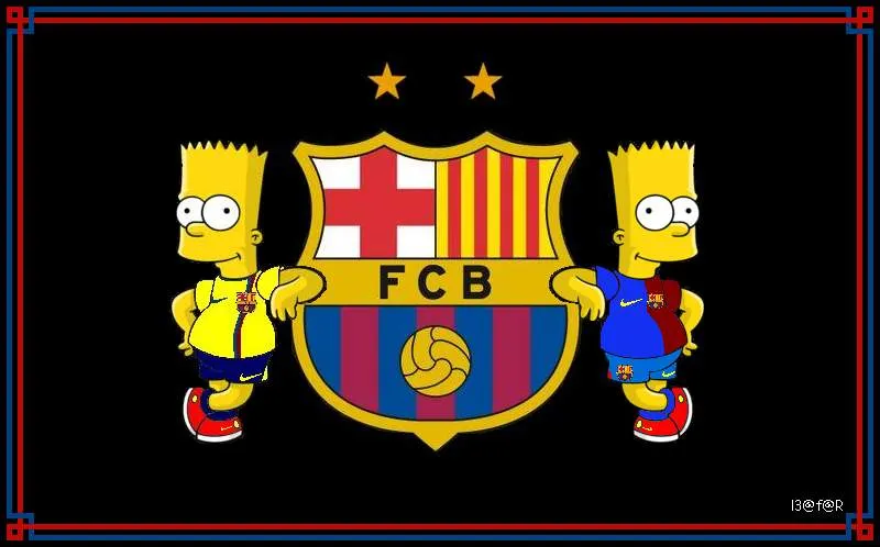 Planète Barça: Simpson - Barça