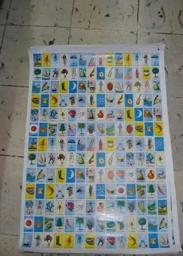 Planilla de de papel de de juego de de loteria - mexicana ...