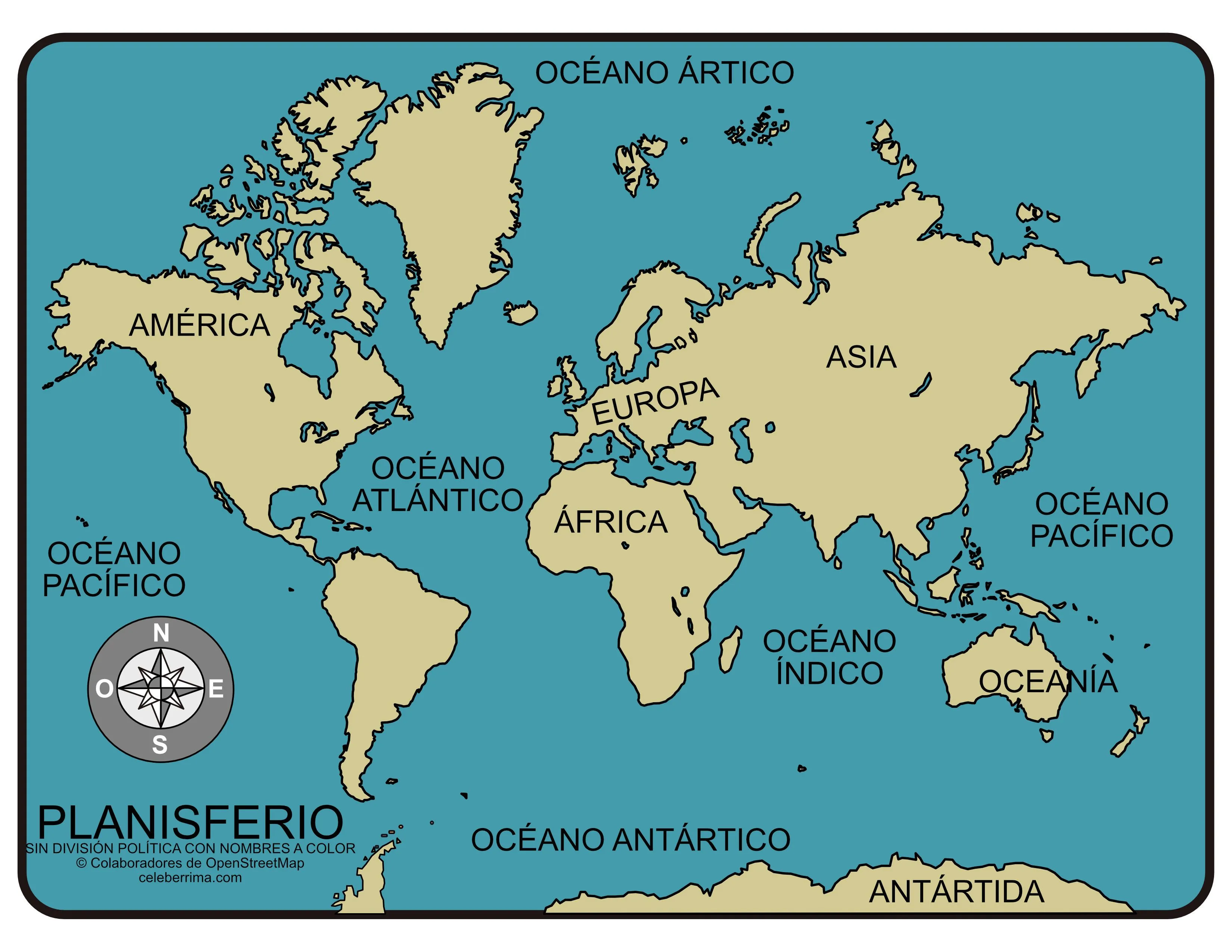 Planisferio Con Nombres Para Imprimir Imagui 4840