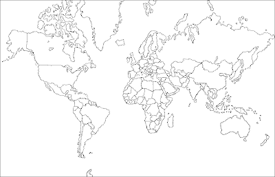 Planisferio mudo para imprimir - Imagui