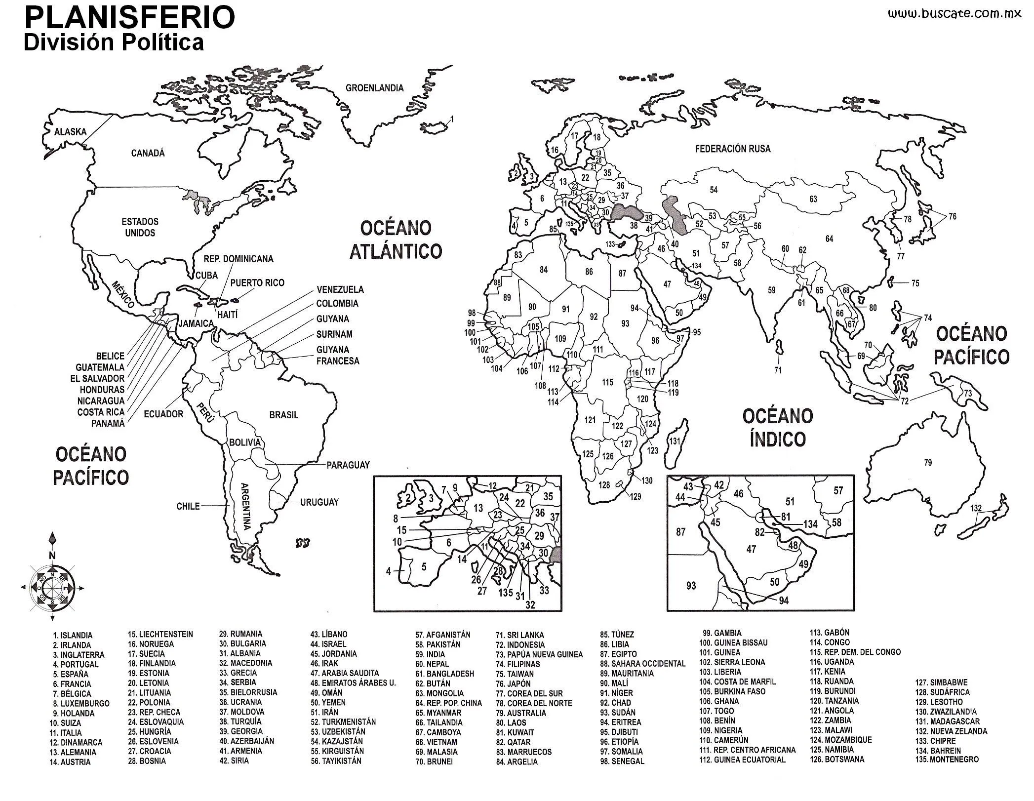 planisferio con nombres - Buscar con Google | Planisferio con nombres,  Planisferios, Mapamundi con nombres