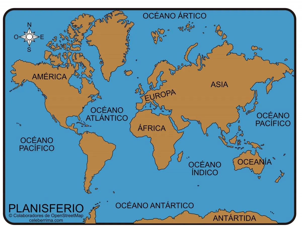 Planisferios Con Division Politica Y Nombres 26400 | Hot Sex Picture