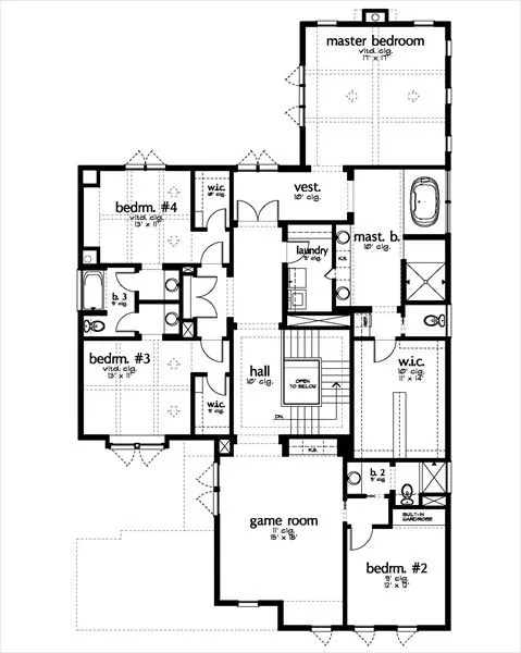 Plano casa moderna sobre 374m2 | Planos de viviendas gratis ...