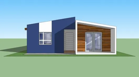 Plano casa moderna 90m2 | Planos de viviendas gratis - Diseños de ...