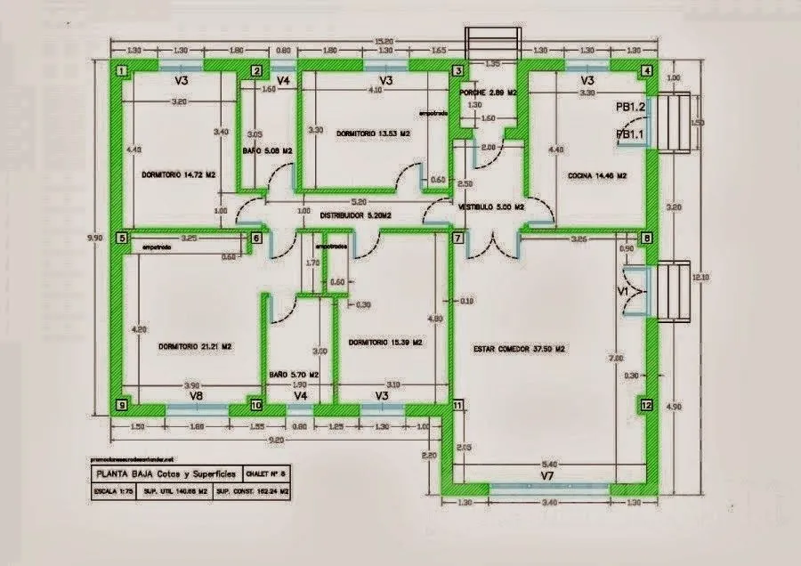 PLANOS EN 2D AUTOCAD 2013 ~ PROGRAMACION ESTRUCTURADA