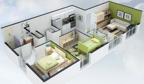 PLANOS 3D : PLANOS DE CASAS GRATIS Y DEPARTAMENTOS EN VENTA