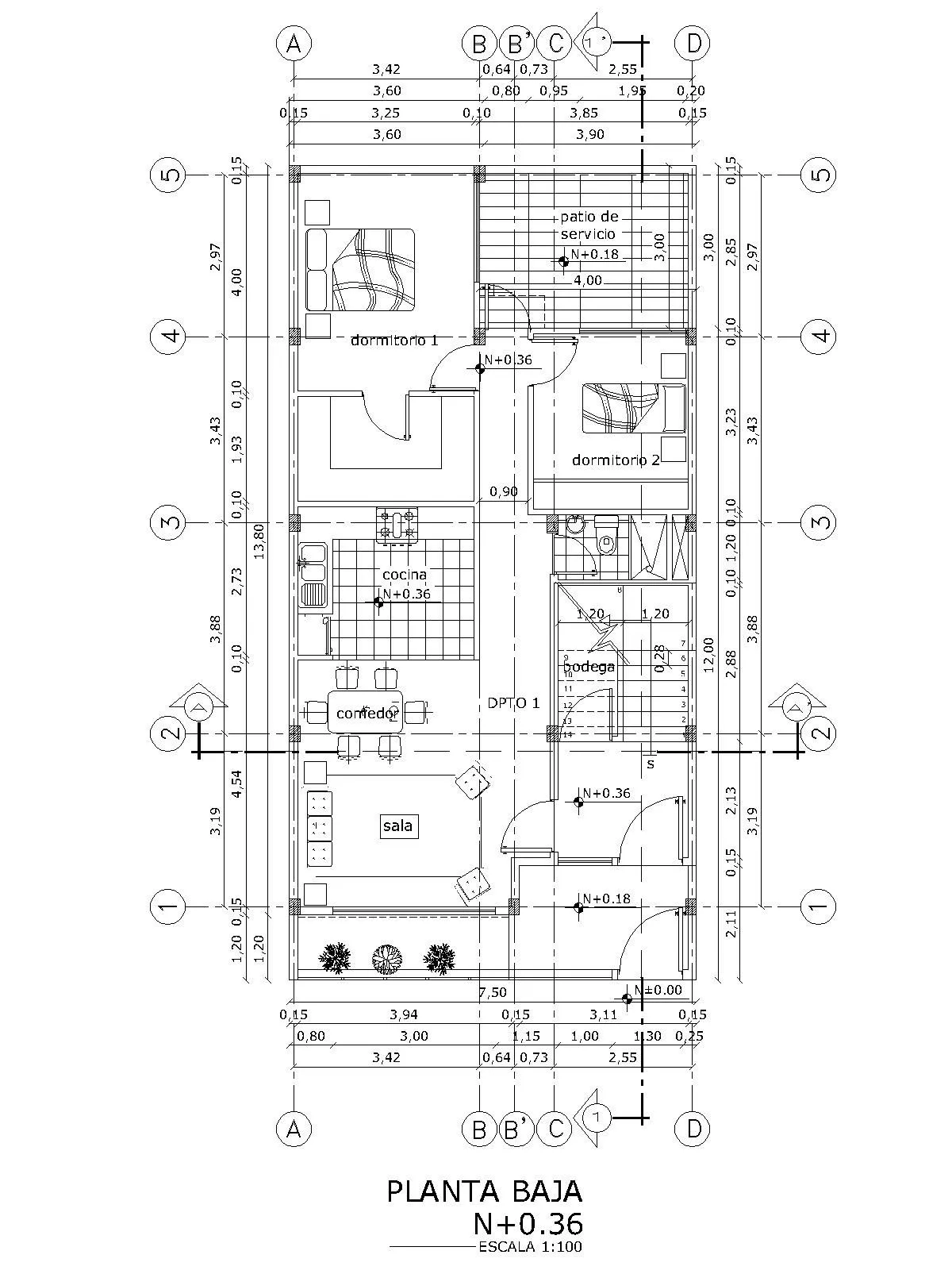 PLANOS ARQUITECTÓNICO-ELECTRICOS-ESTRUCTURALES | ARQ. JUAN CARLOS ...