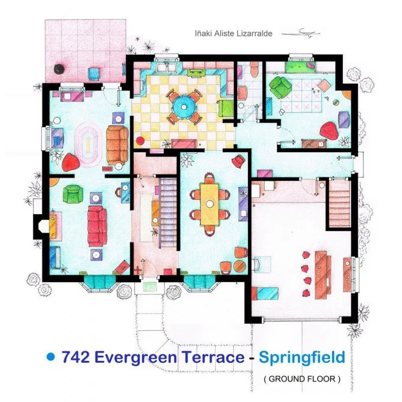 PLANOS DE LA CASA DE LOS SIMPSON : PLANOS DE CASAS GRATIS Y ...