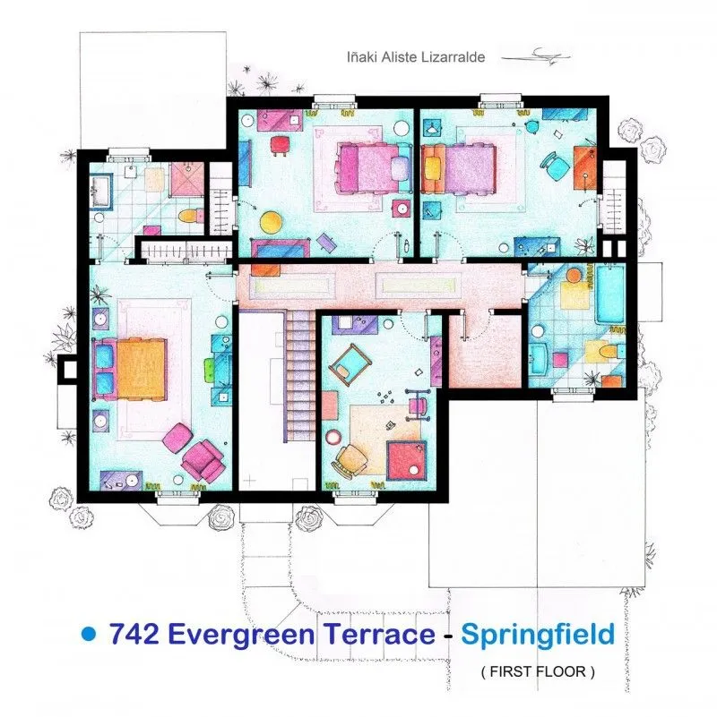 PLANOS DE LA CASA DE LOS SIMPSON : PLANOS DE CASAS GRATIS Y ...