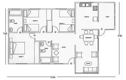 Planos de Casas, Modelos y Diseños de Casas: Modelos de planos ...