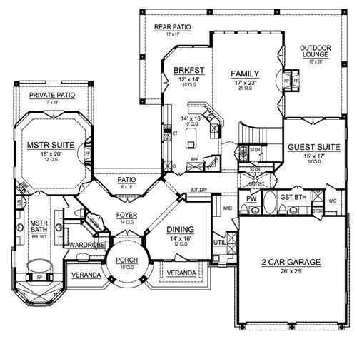 Planos de Casas, Modelos y Diseños de Casas: plano de casas de lujo