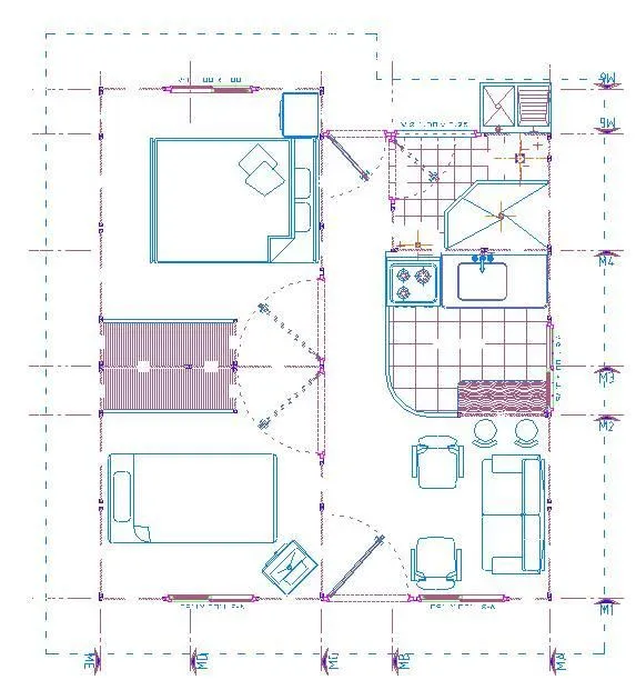 Planos de Casas, Modelos y Diseños de Casas: Plano de una casa con ...