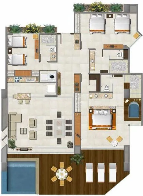 Planos de Casas, Modelos y Diseños de Casas: planos de casas 3 ...