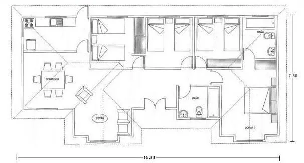 Planos de Casas, Modelos y Diseños de Casas: Planos de casas para ...