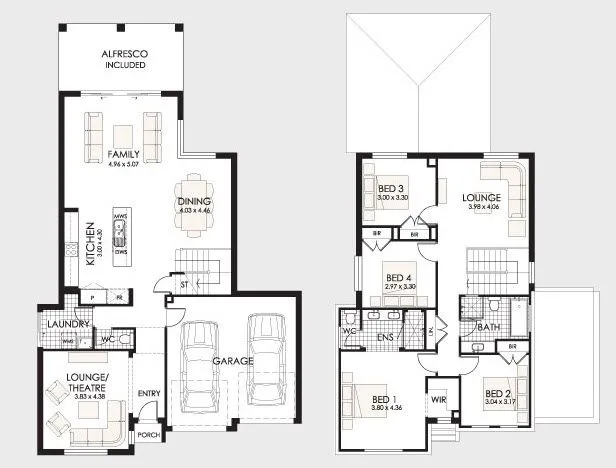 Planos de casas de dos pisos | Construye Hogar