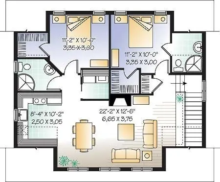 Planos de casas de 2 plantas