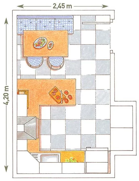 Planos de cocinas | Planos de Casas