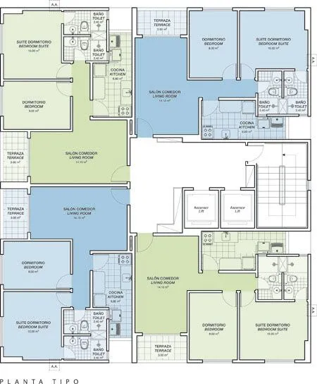 PLANOS DE VIVIENDA DE 57M2 : PLANOS DE CASAS GRATIS Y ...