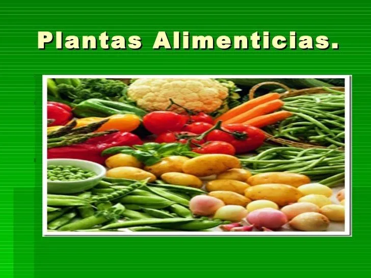 Las Plantas Alimenticias