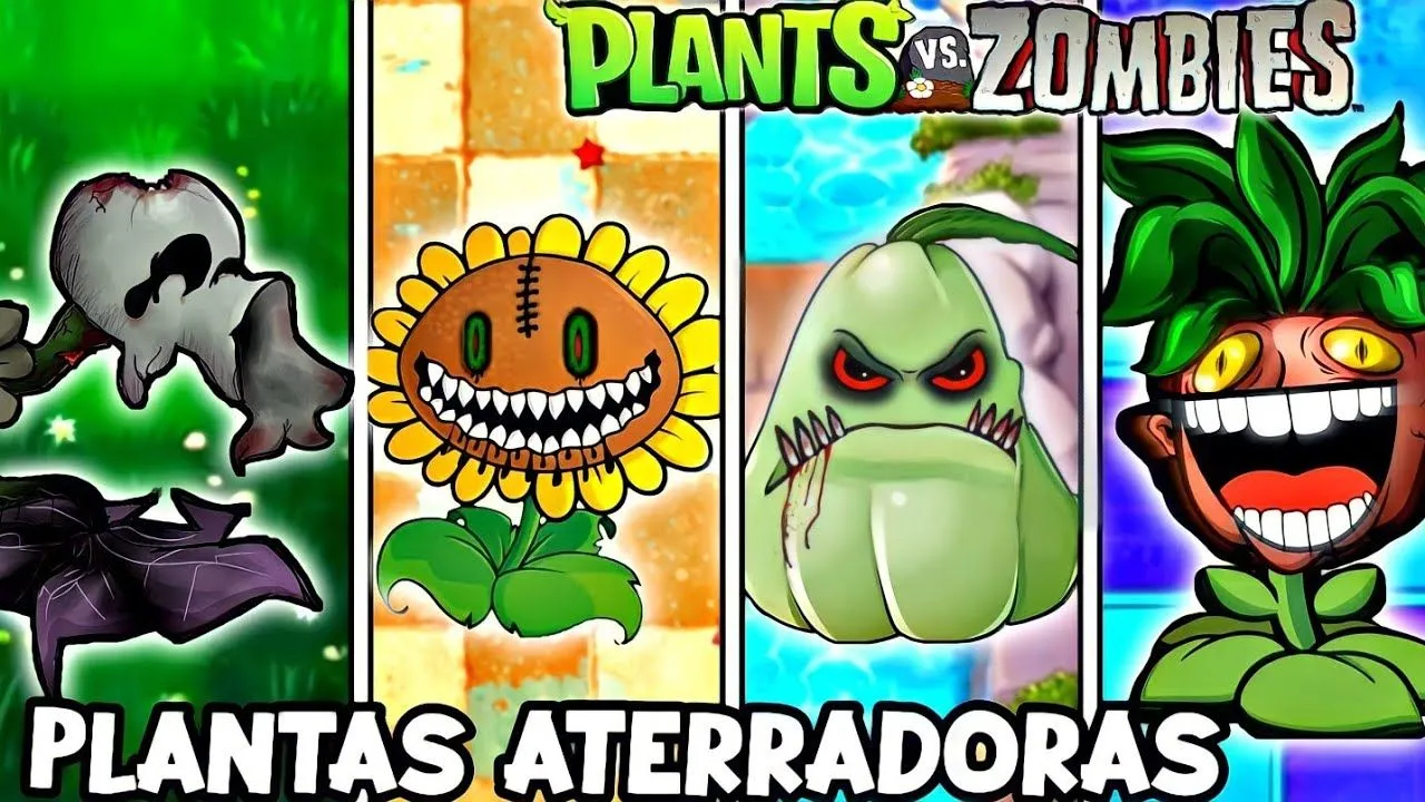 7 PLANTAS ATERRADORAS y MISTERIOSAS qué PODEMOS ENCONTRAR en PLANTS VS  ZOMBIES - YouTube