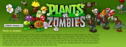 Plantas vs Zombies disponible en la Mac App Store