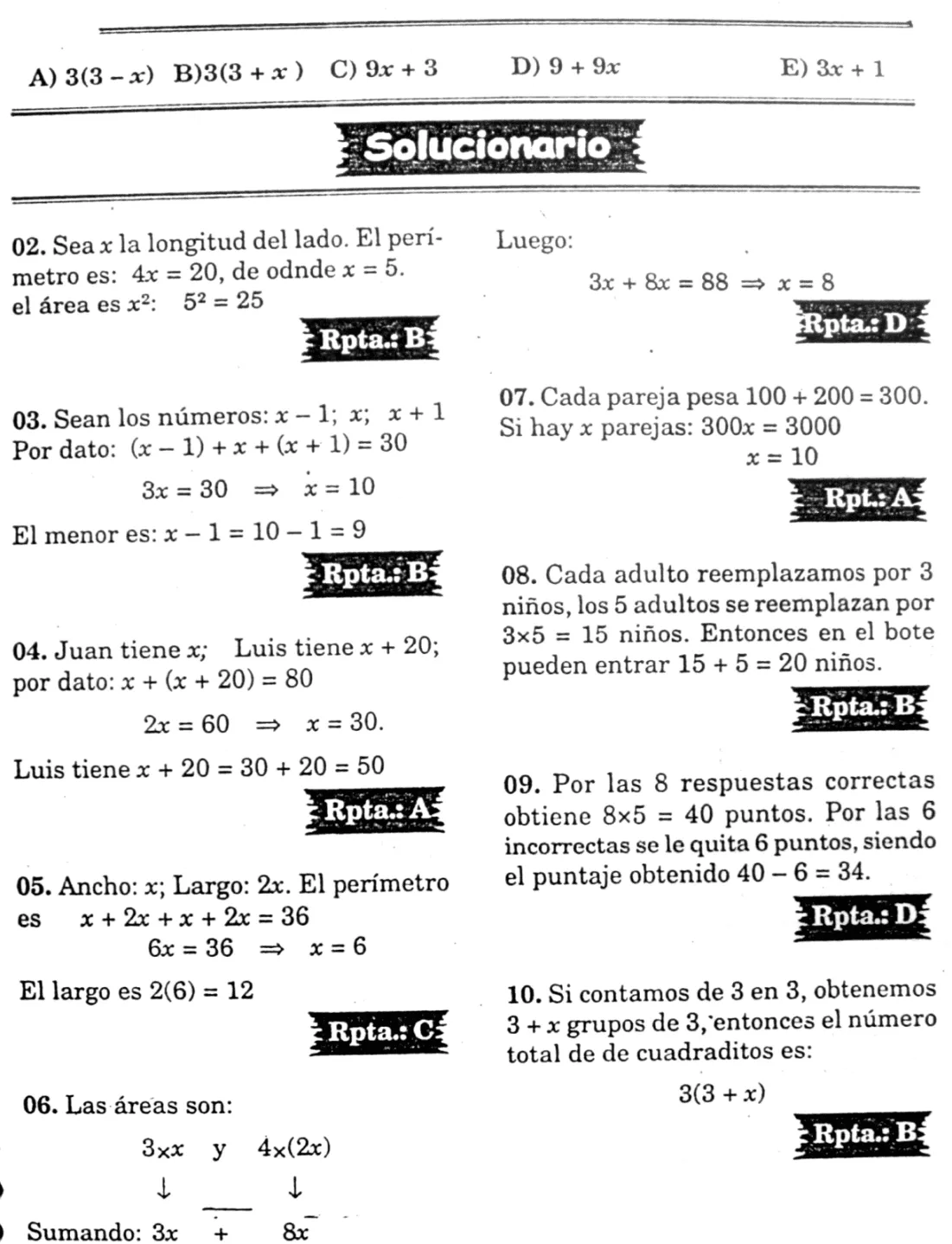 Planteo de Ecuaciones - Problemas Resueltos « Blog del Profe Alex