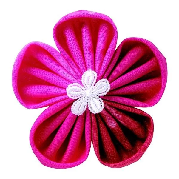 PLANTILLA PARA HACER FLORES KANZASHI | Hilar fino