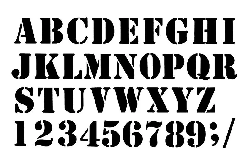 Plantilla de letras - Imagui