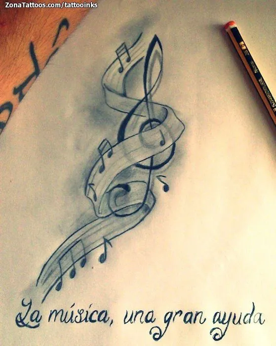 Imagenes de notas musicales con frases - Imagui